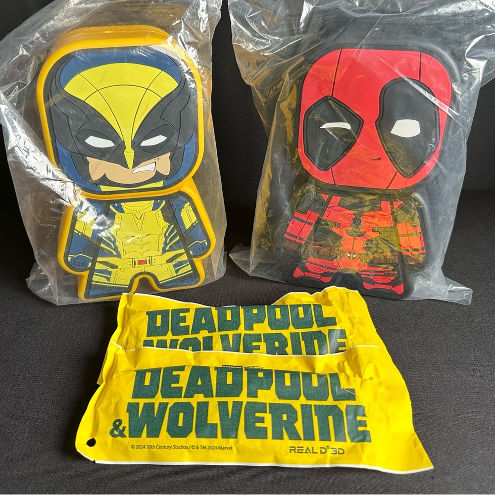 Deadpool & Wolverine Flatmate Cups & Cinema 3D Glasses